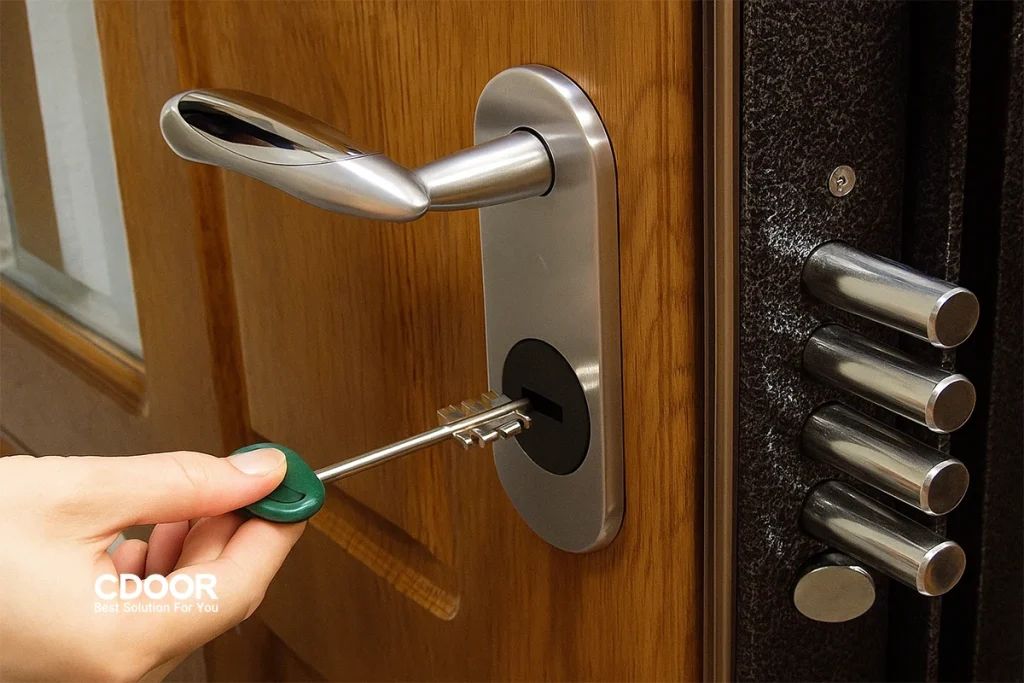 تعویض مغزی قفل درب ضد سرقت